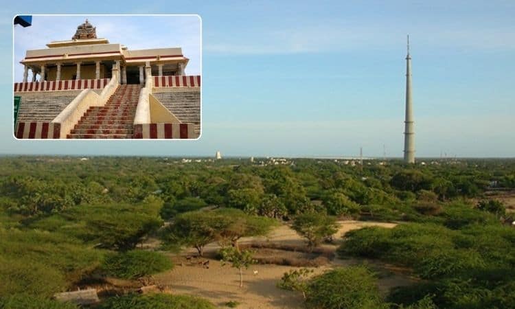 A Complete Rameswaram Travel guide and tips 6 Gandhamadhana parvatham(Hanuman Temple inside view)